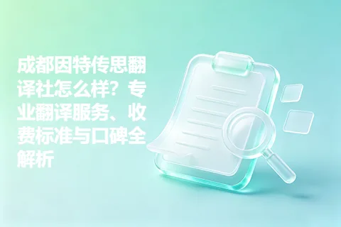 成都因特传思翻译社怎么样？专业翻译服务、收费标准与口碑全解析