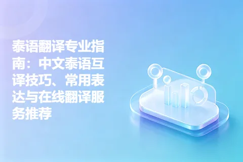 泰语翻译专业指南：中文泰语互译技巧、常用表达与在线翻译服务推荐