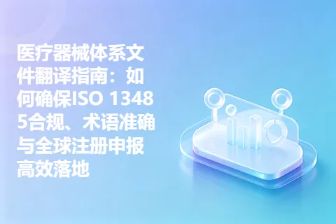 医疗器械体系文件翻译指南：如何确保ISO 13485合规、术语准确与全球注册申报高效落地