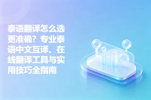 泰语翻译怎么选更准确？专业泰语中文互译、在线翻译工具与实用技巧全指南