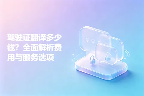 驾驶证翻译多少钱？全面解析费用与服务选项