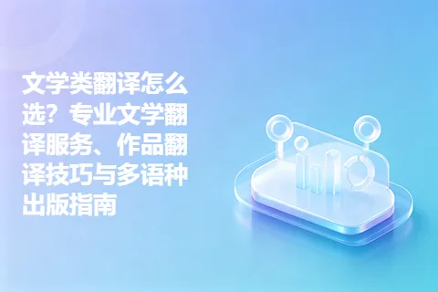 文学类翻译怎么选？专业文学翻译服务、作品翻译技巧与多语种出版指南