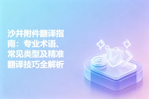 沙井附件翻译指南：专业术语、常见类型及精准翻译技巧全解析