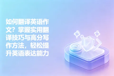 如何翻译英语作文？掌握实用翻译技巧与高分写作方法，轻松提升英语表达能力