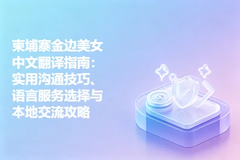 柬埔寨金边美女中文翻译指南：实用沟通技巧、语言服务选择与本地交流攻略