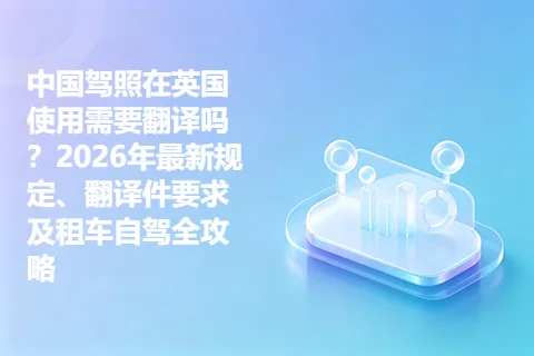 中国驾照在英国使用需要翻译吗？2026年最新规定、翻译件要求及租车自驾全攻略