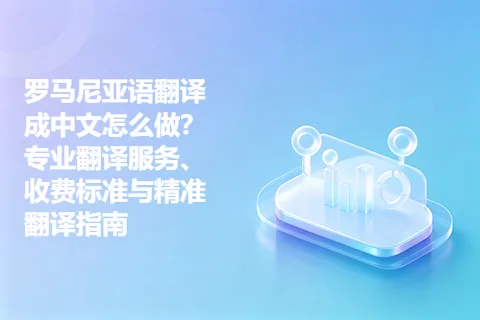 罗马尼亚语翻译成中文怎么做？专业翻译服务、收费标准与精准翻译指南