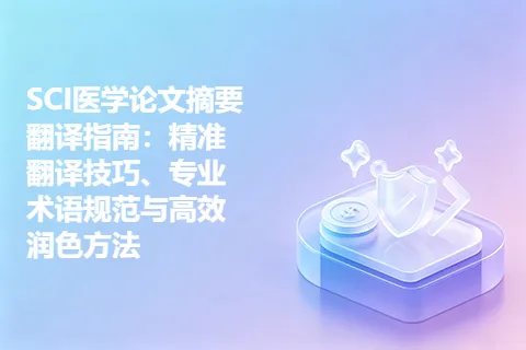SCI医学论文摘要翻译指南：精准翻译技巧、专业术语规范与高效润色方法