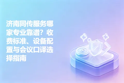 济南同传服务哪家专业靠谱？收费标准、设备配置与会议口译选择指南