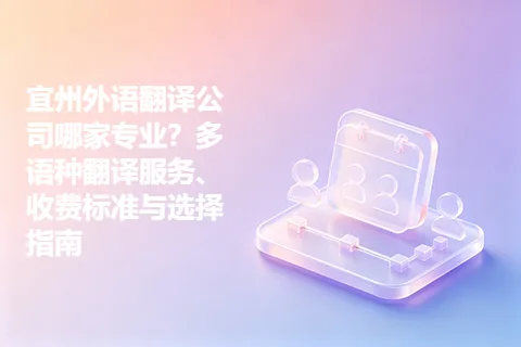 宜州外语翻译公司哪家专业？多语种翻译服务、收费标准与选择指南