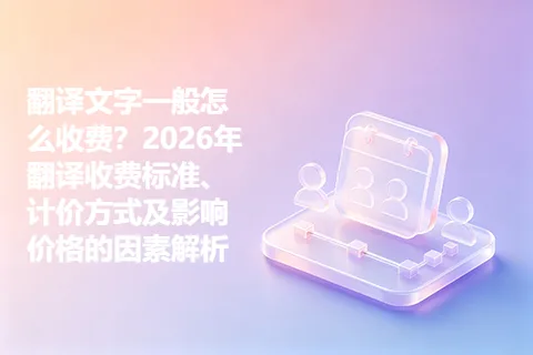 翻译文字一般怎么收费？2026年翻译收费标准、计价方式及影响价格的因素解析