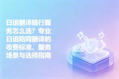 日语翻译随行服务怎么选？专业日语陪同翻译的收费标准、服务场景与选择指南
