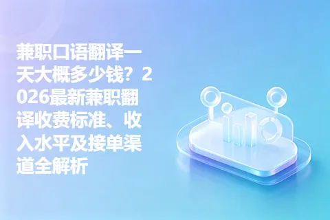 兼职口语翻译一天大概多少钱？2026最新兼职翻译收费标准、收入水平及接单渠道全解析