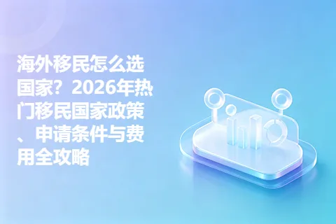 海外移民怎么选国家？2026年热门移民国家政策、申请条件与费用全攻略