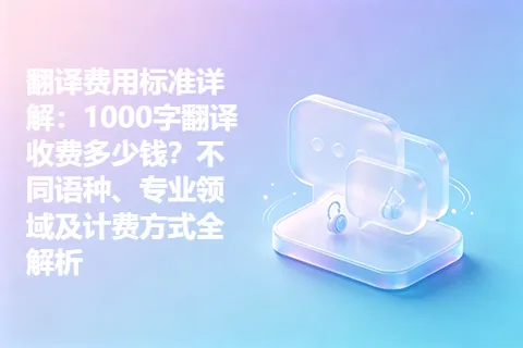 翻译费用标准详解：1000字翻译收费多少钱？不同语种、专业领域及计费方式全解析
