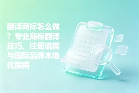翻译商标怎么做？专业商标翻译技巧、注册流程与国际品牌本地化指南