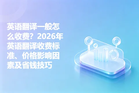 英语翻译一般怎么收费？2026年英语翻译收费标准、价格影响因素及省钱技巧
