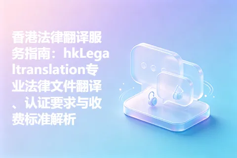 香港法律翻译服务指南：hkLegaltranslation专业法律文件翻译、认证要求与收费标准解析