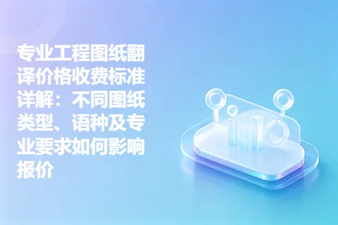 专业工程图纸翻译价格收费标准详解：不同图纸类型、语种及专业要求如何影响报价