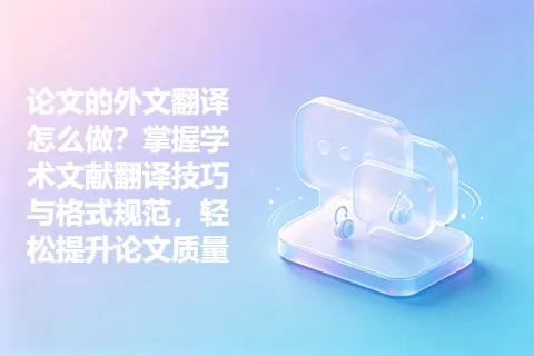 论文的外文翻译怎么做?掌握学术文献翻译技巧与格式规范,轻松提升论文质量