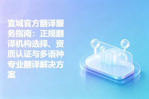 宣城官方翻译服务指南：正规翻译机构选择、资质认证与多语种专业翻译解决方案