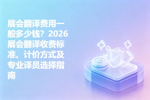展会翻译费用一般多少钱？2026展会翻译收费标准、计价方式及专业译员选择指南