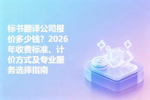 标书翻译公司报价多少钱？2026年收费标准、计价方式及专业服务选择指南