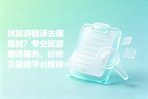 找旅游翻译去哪里找？专业旅游翻译服务、价格及靠谱平台推荐